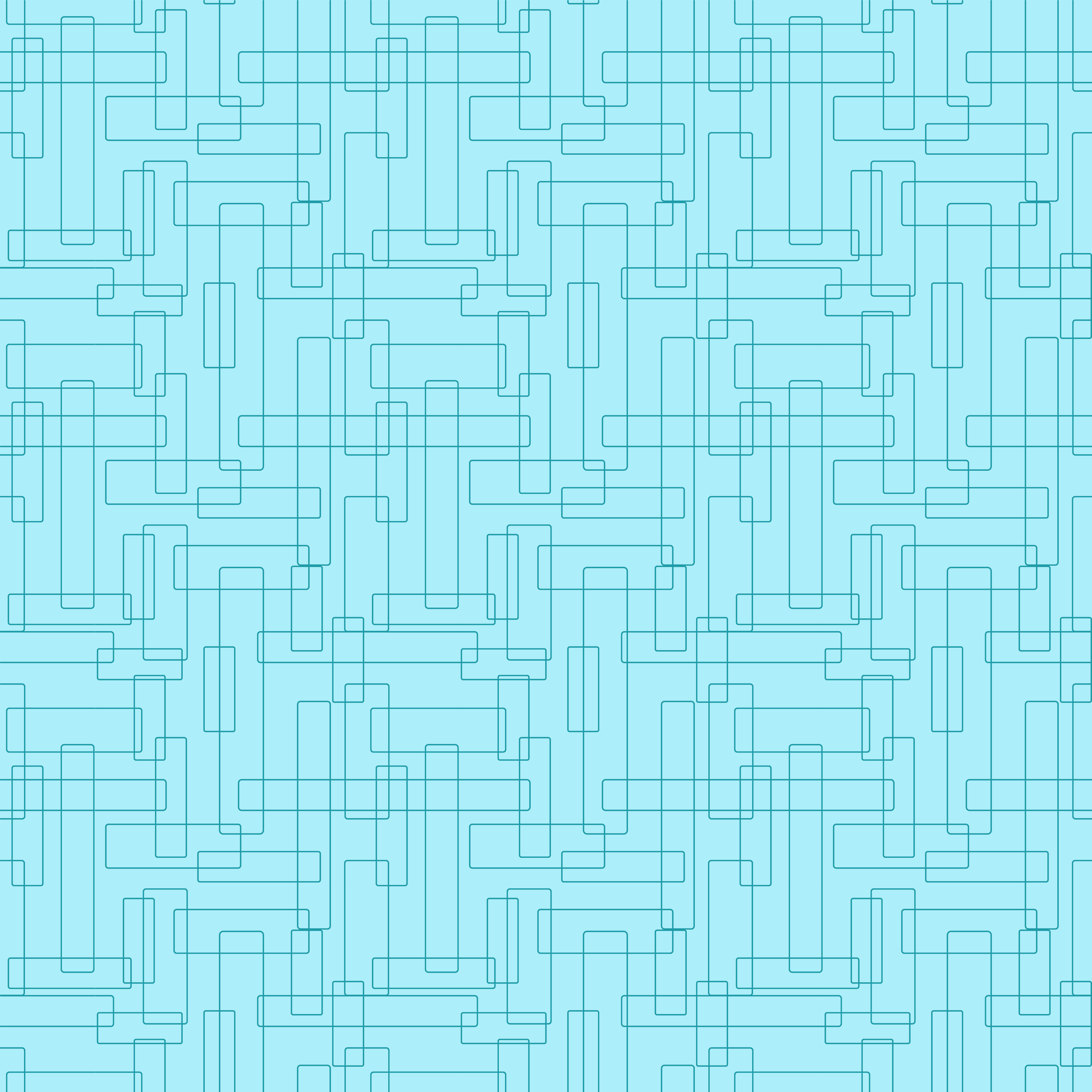 wunderschöner Bio Jersey Stoff im Growi design mit gezeichnetem Leinenmuster auf aqua blauem hintergrund