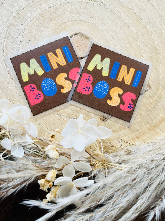 Bügellabel mini boss