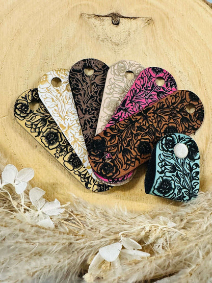 Knicklabel Blumenmotiv Magnolien Farbübersicht