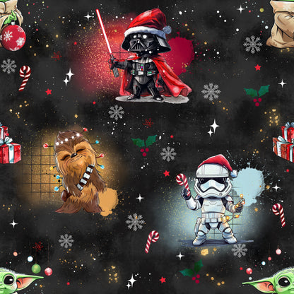 Rest Stoff Sweat VB Weihnachten Sterne 2