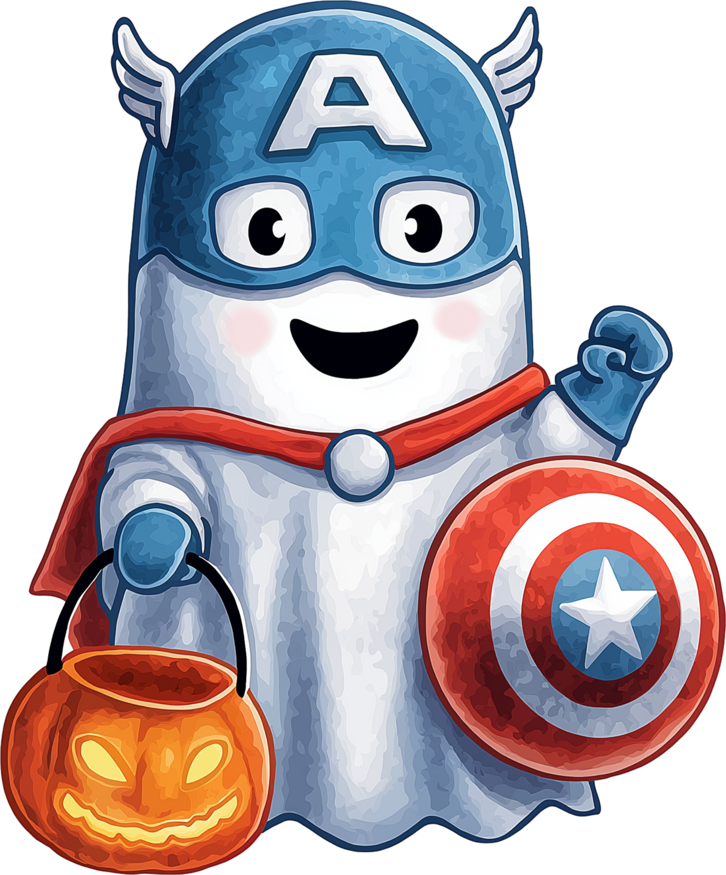 Bügelbild Super Ghost 1