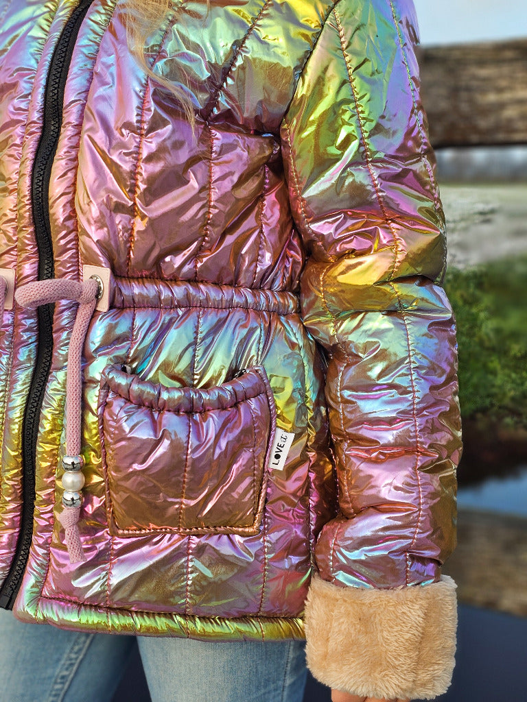Stoff Jackenstoff Rainbow