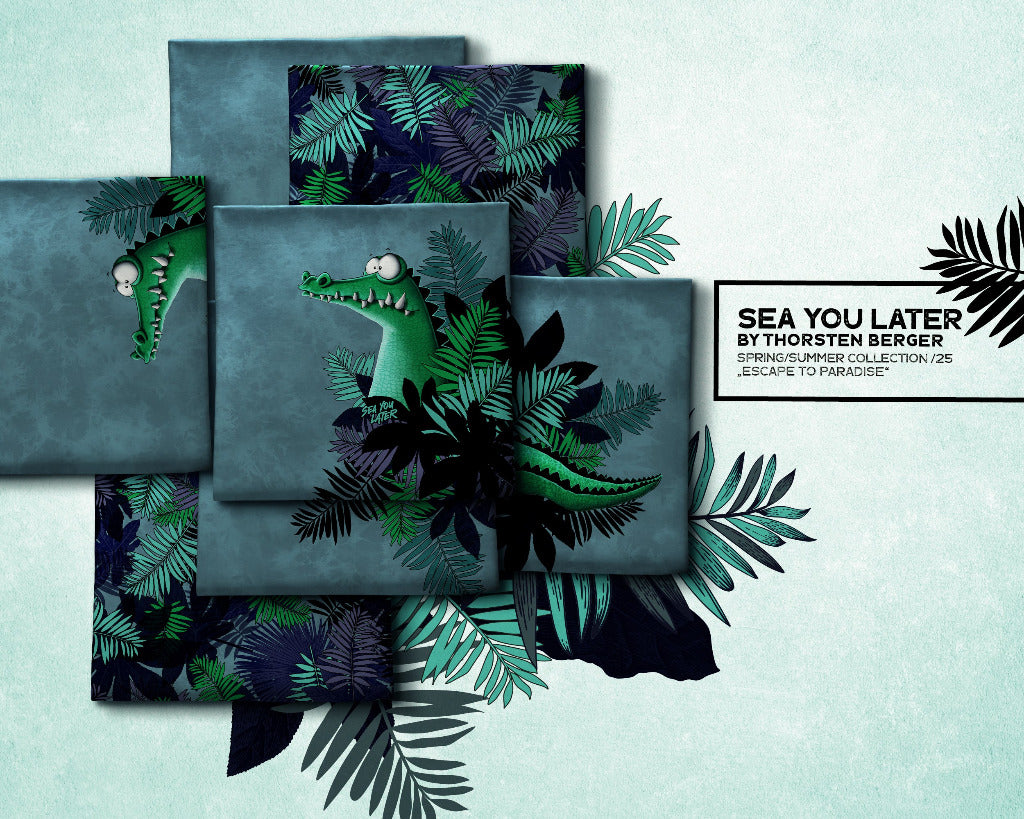 Stoff SEA YOU LATER Panel by Thorsten Berger