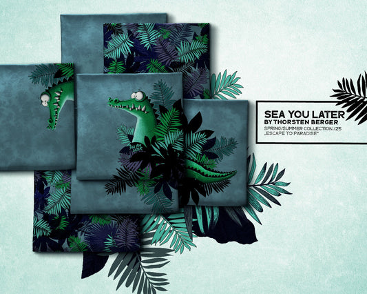 Stoff SEA YOU LATER Panel by Thorsten Berger