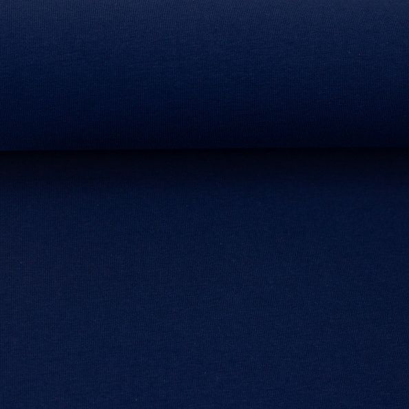 Stoff Jersey Frühling Vanessa Swafing Uni Blau 596