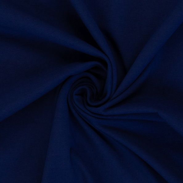 toller bündchenstoff Variante Swafing Heike Uni Blau 596