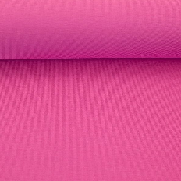 Bündchen Stoff Frühling Heike Swafing Uni Pink 933