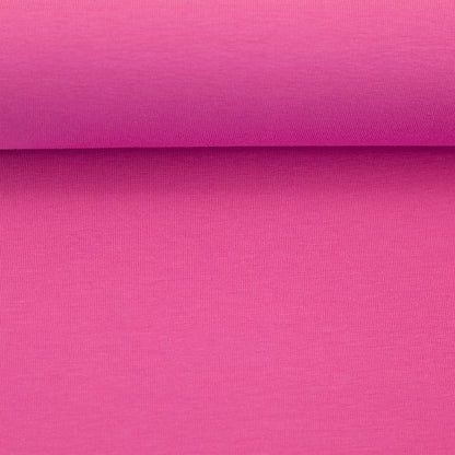 Bündchen Stoff Frühling Heike Swafing Uni Pink 933