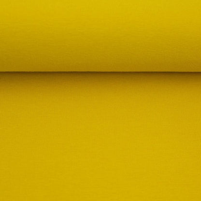 Bündchen Stoff Frühling Heike Swafing Uni Goldgelb 314