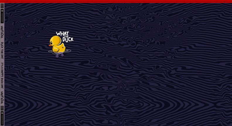 Stoff Sweat Panel What the Duck by Thorsten Berger