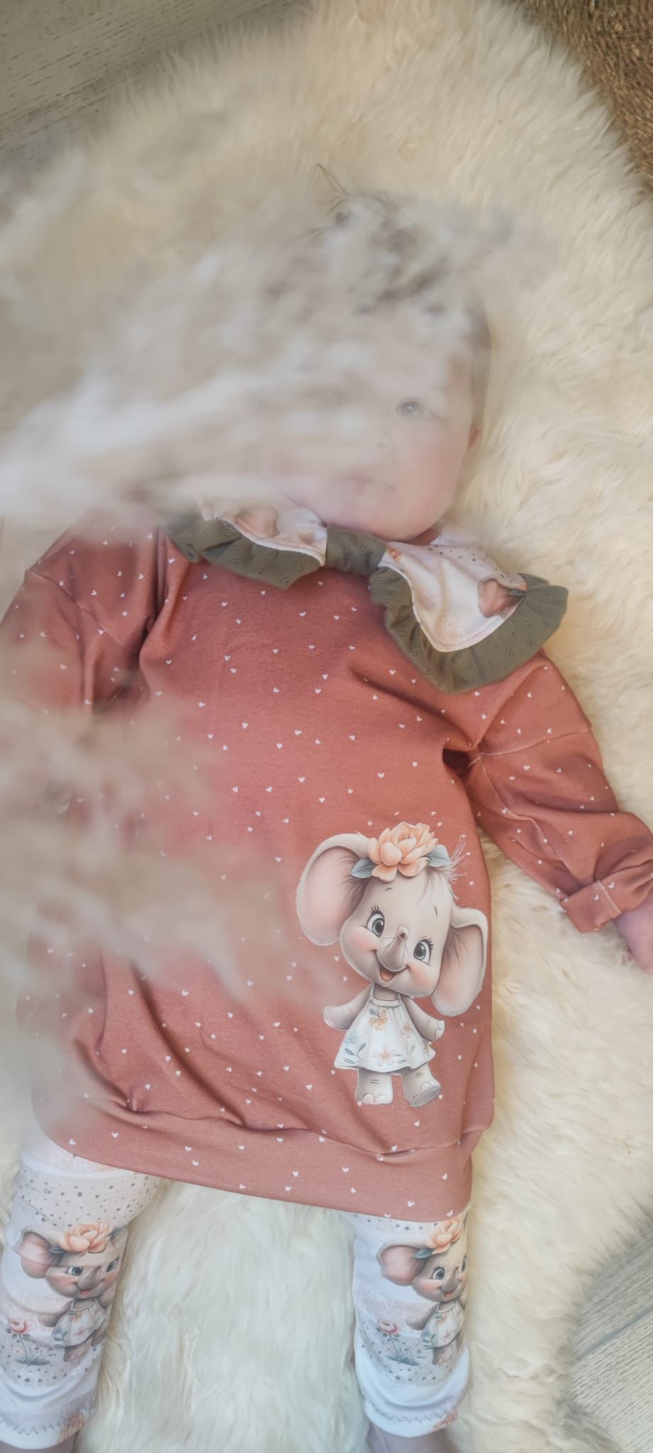 Stoff VB Elefanten Mädchen