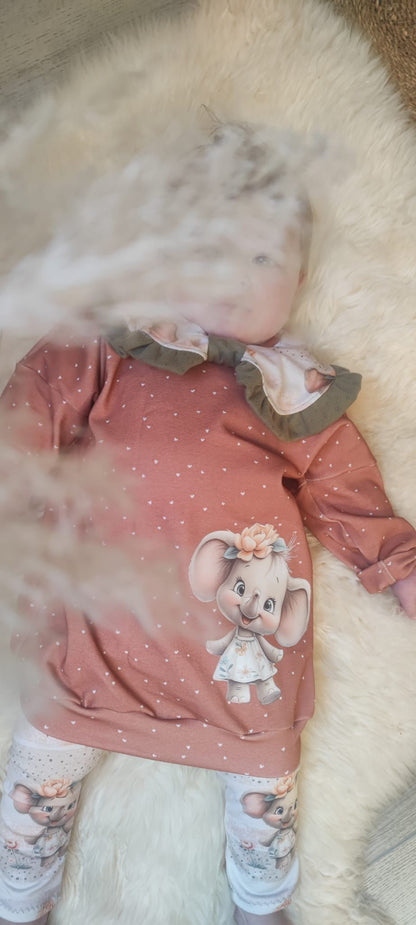 Stoff VB Elefanten Mädchen