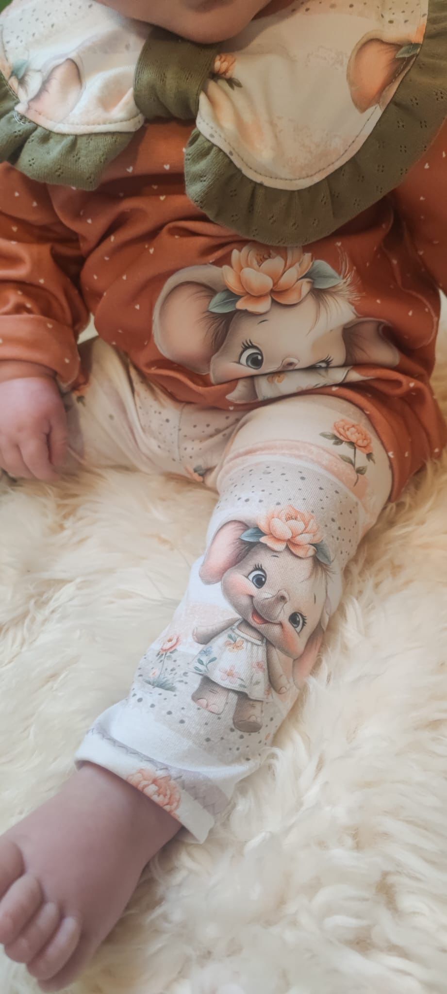 Stoff VB Elefanten Mädchen