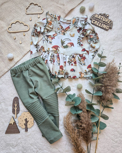 Stoff VB Wichtel Frühling