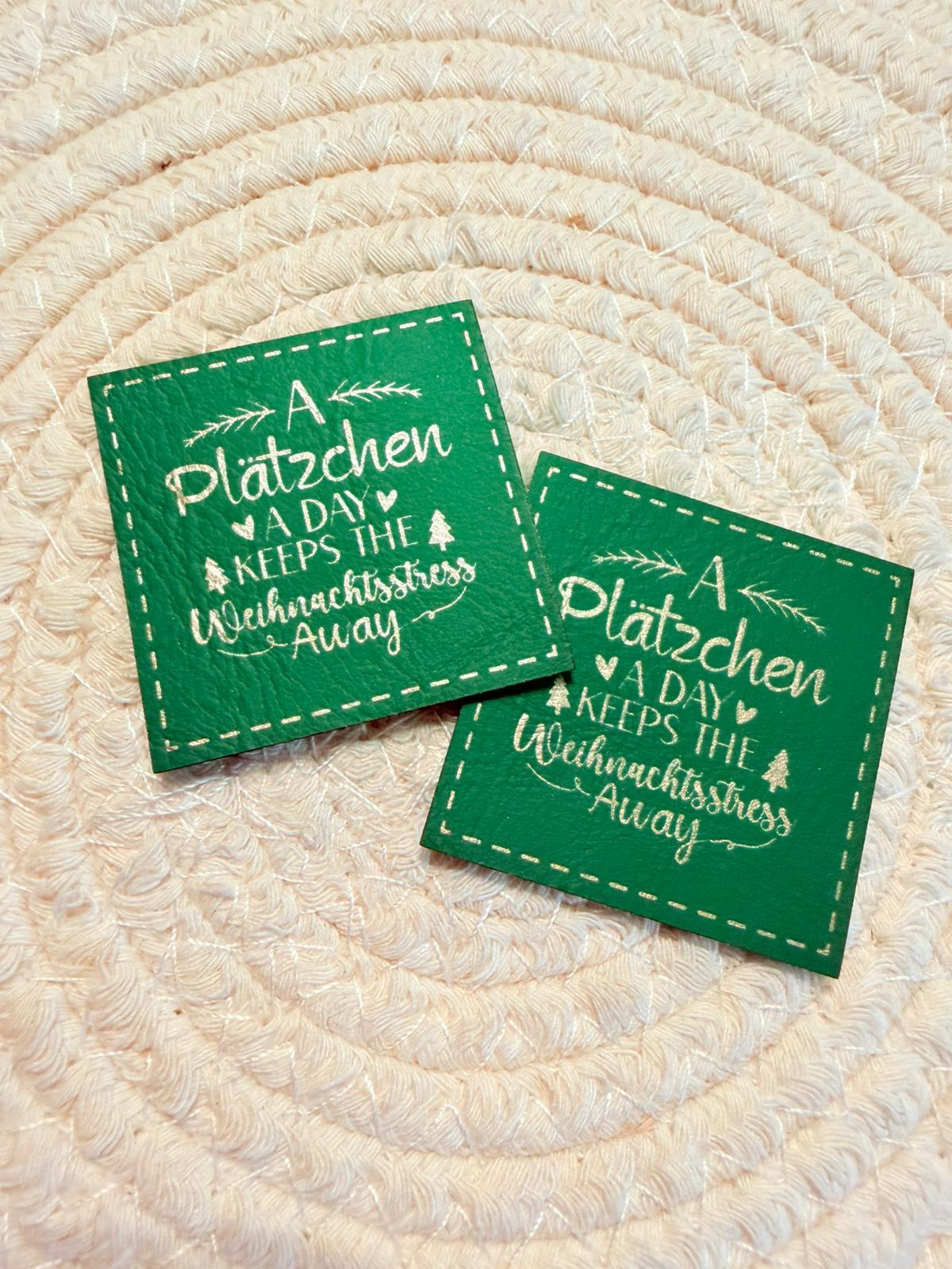 Kunstleder Label A Plätzchen a Day...