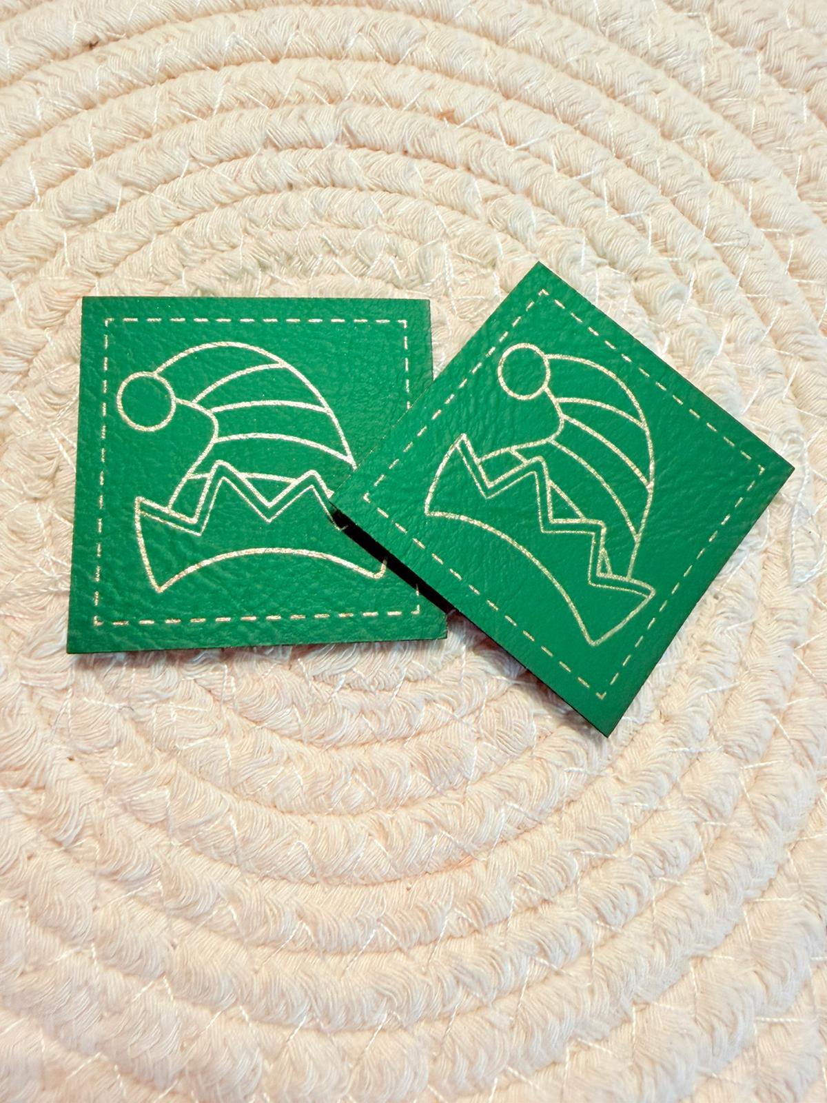 Kunstleder Label Zipfelmütze