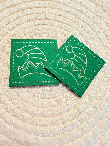 Kunstleder Label Zipfelmütze