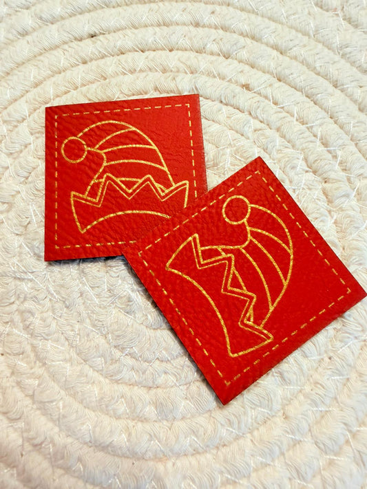 Kunstleder Label Zipfelmütze