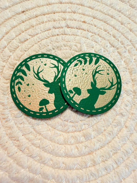 Kunstleder Label Hirsch