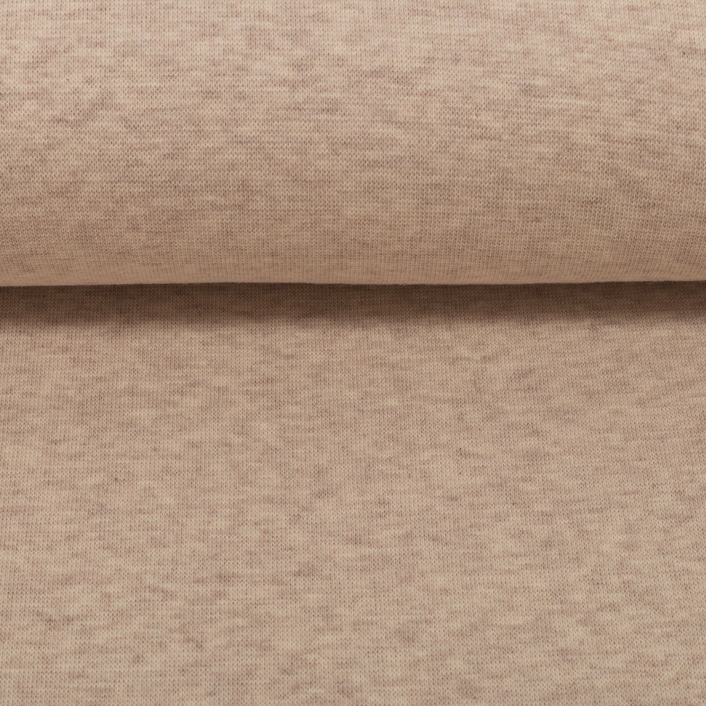 Bündchen Stoff Frühling Swafing Dunkelbeige meliert