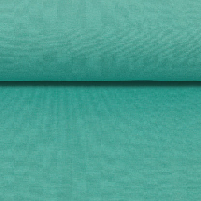 Bündchen Stoff Heike in der Farbe uni mint Detailansicht