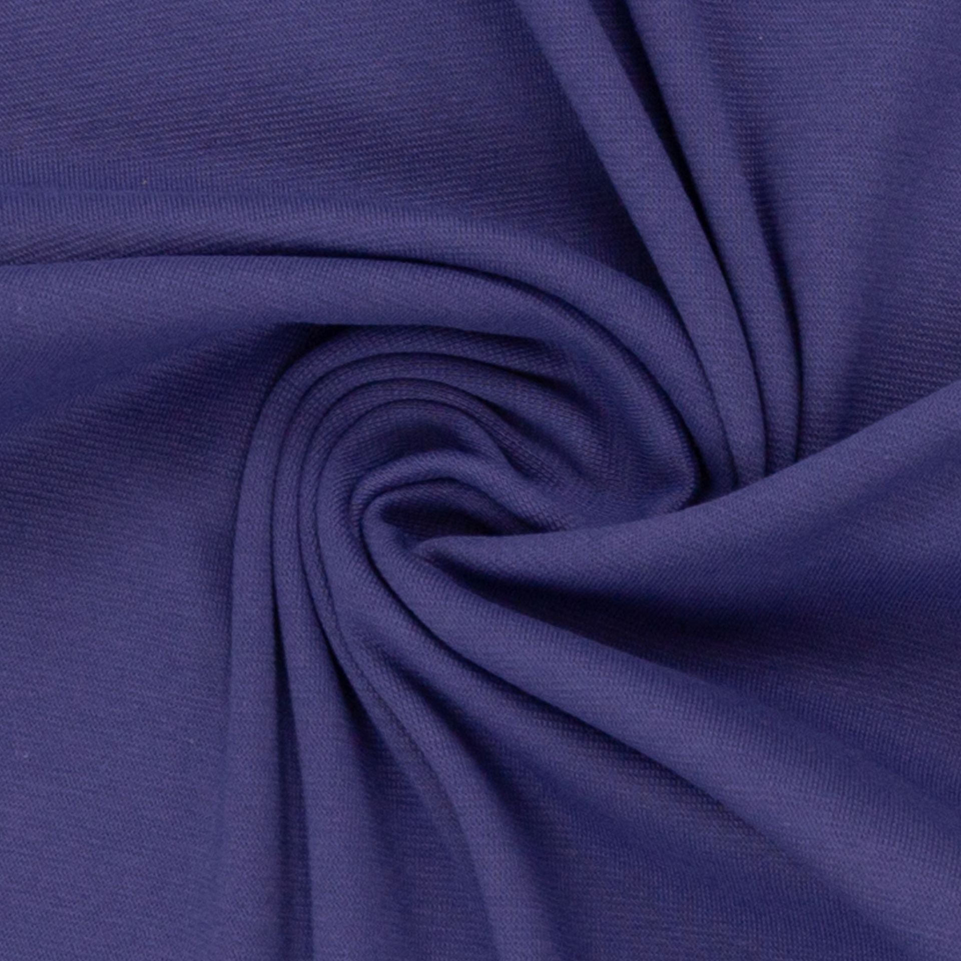 Bündchen Stoff Heike in der Farbe uni violett Normalansicht