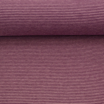 Bündchen Stoff Stella Swafing Bordeaux/Altrosa