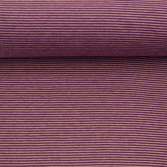Bündchen Stoff Stella Swafing Bordeaux/Altrosa