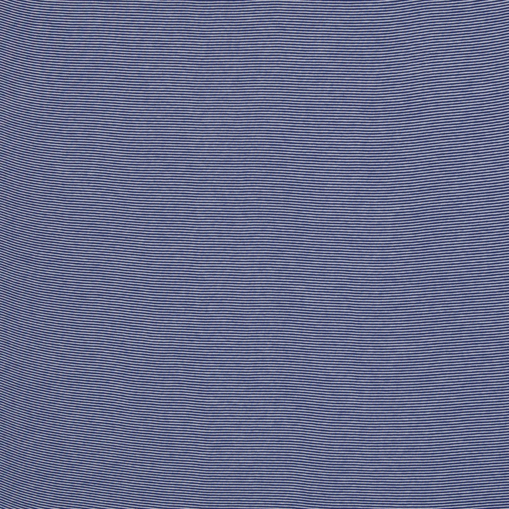 Bündchen Stoff Stella in der Farbe dunkelblau Weiss Normalansicht