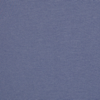 Bündchen Stoff Stella in der Farbe dunkelblau Weiss Normalansicht