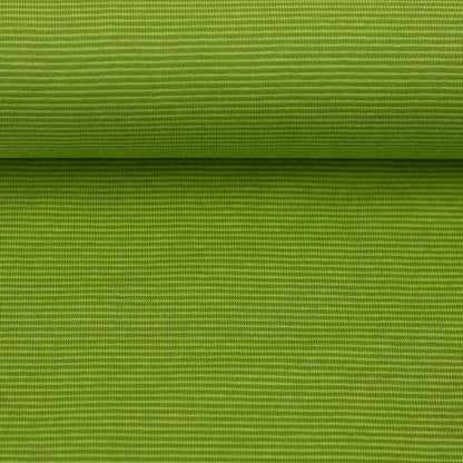 Bündchen Stoff Stella in der Farbe Kiwi Heugrün Detailansicht