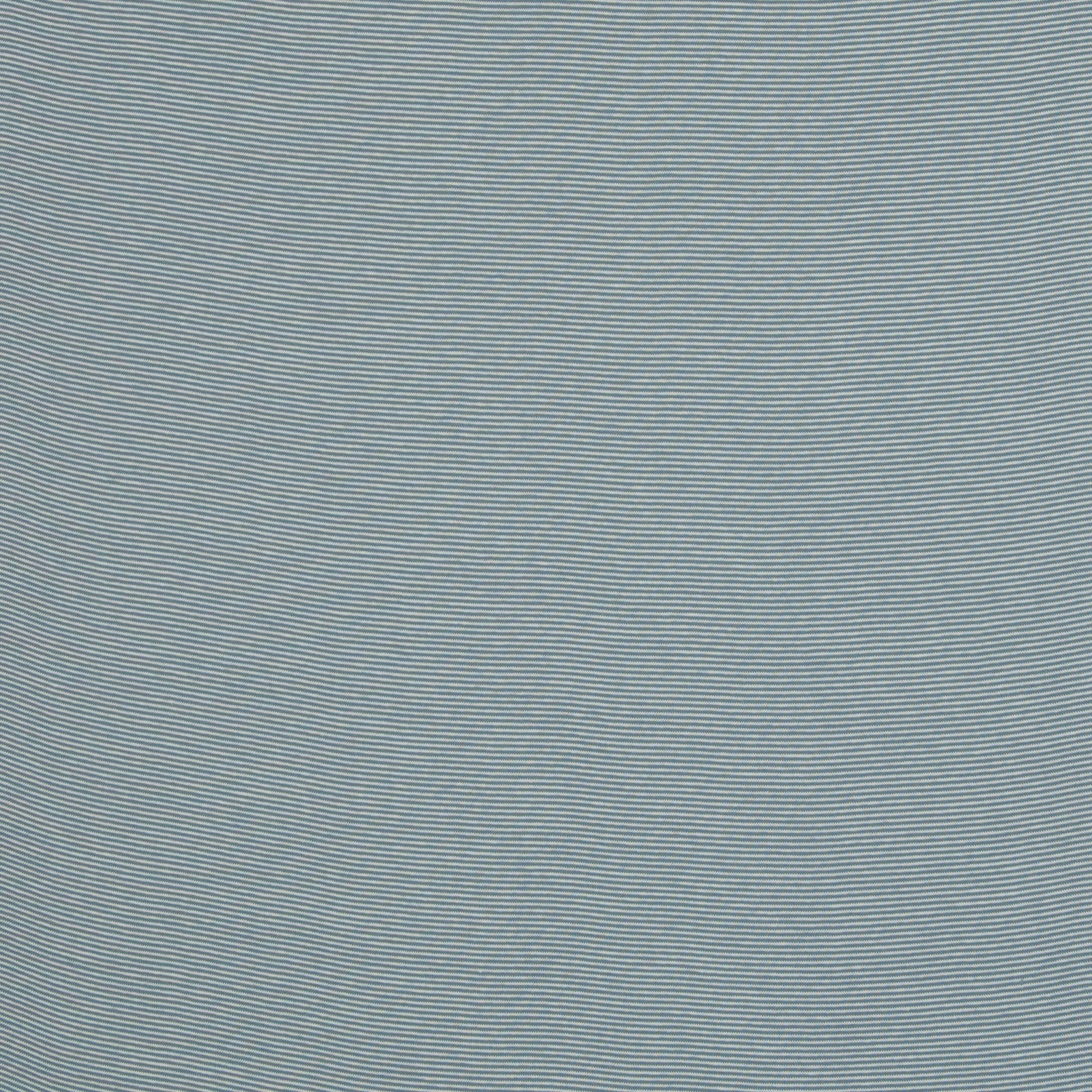 Bündchen Stoff Stella in der Farbe Rauchblau Naturweiss Normalansicht