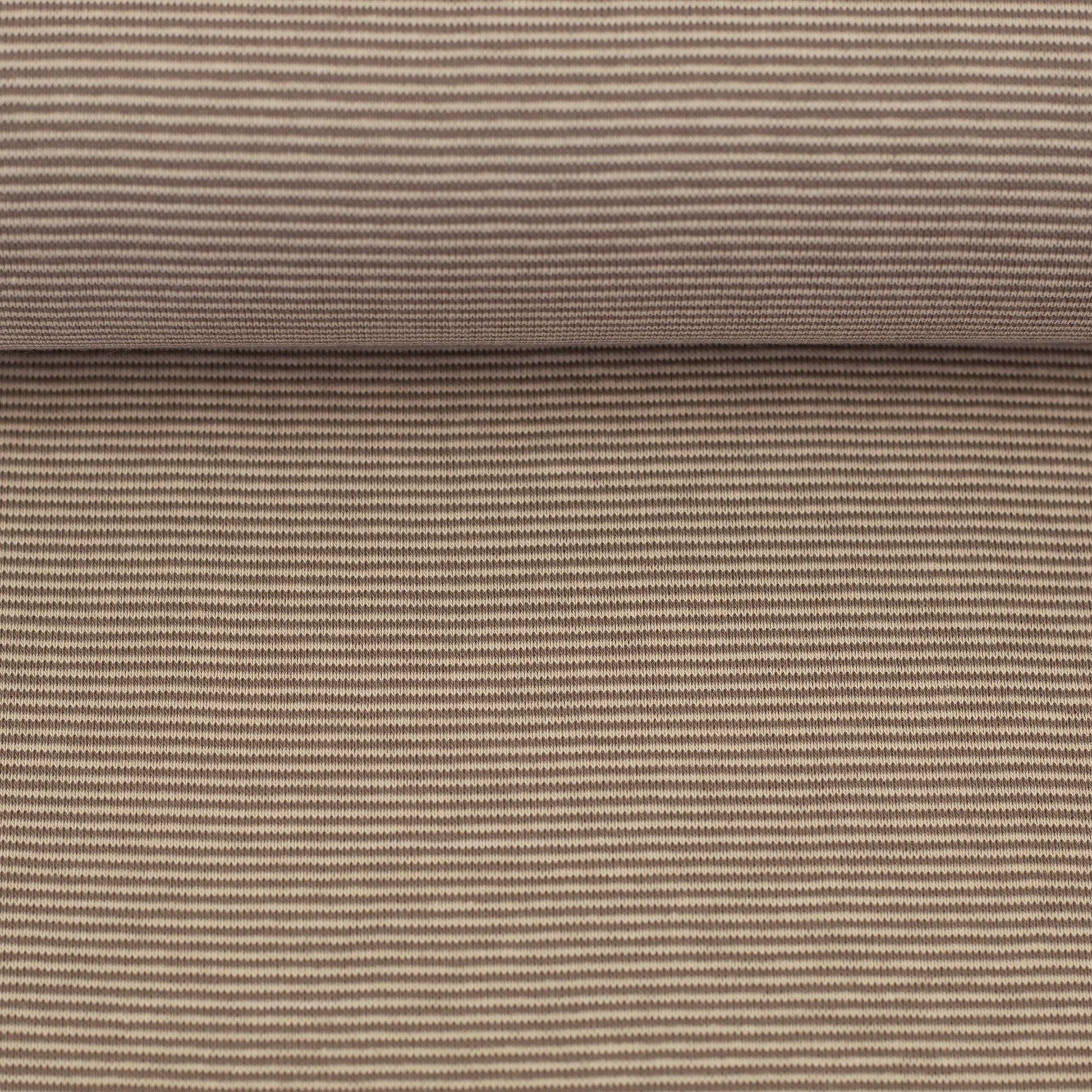Bündhen Stoff Stella in Farbe Sand Schlamm Detailansicht