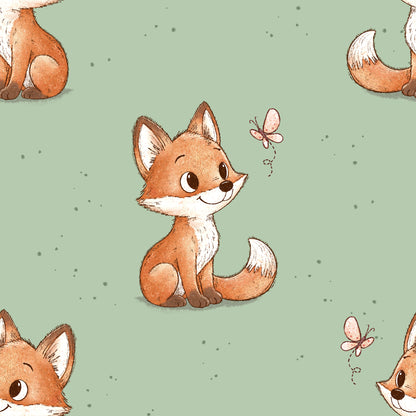 Stoff VB Butterfly Fox