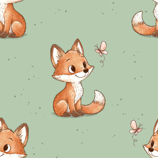 Stoff VB Butterfly Fox