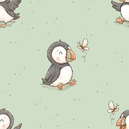 Stoff VB Butterfly Puffins