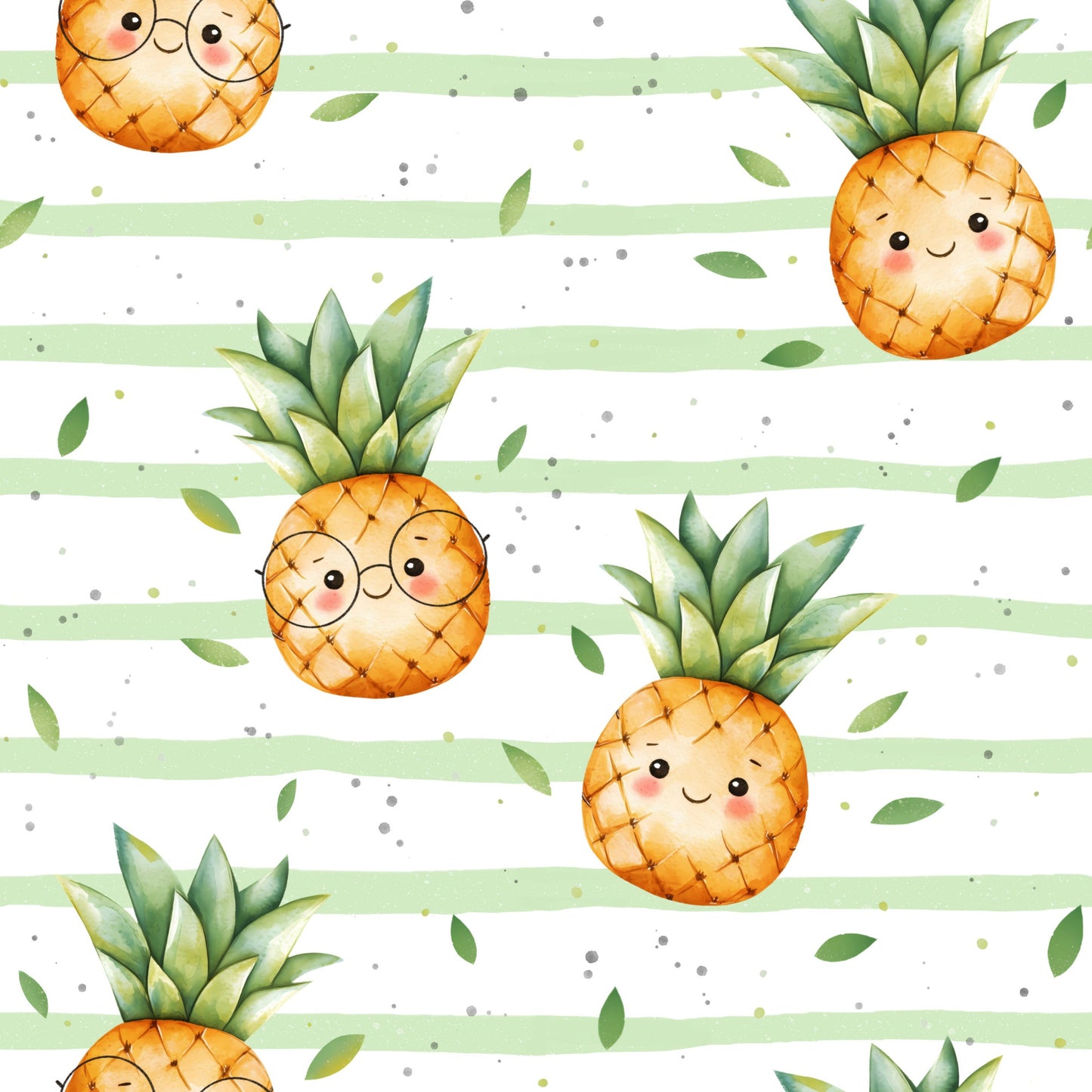 Stoff VB freche Ananas