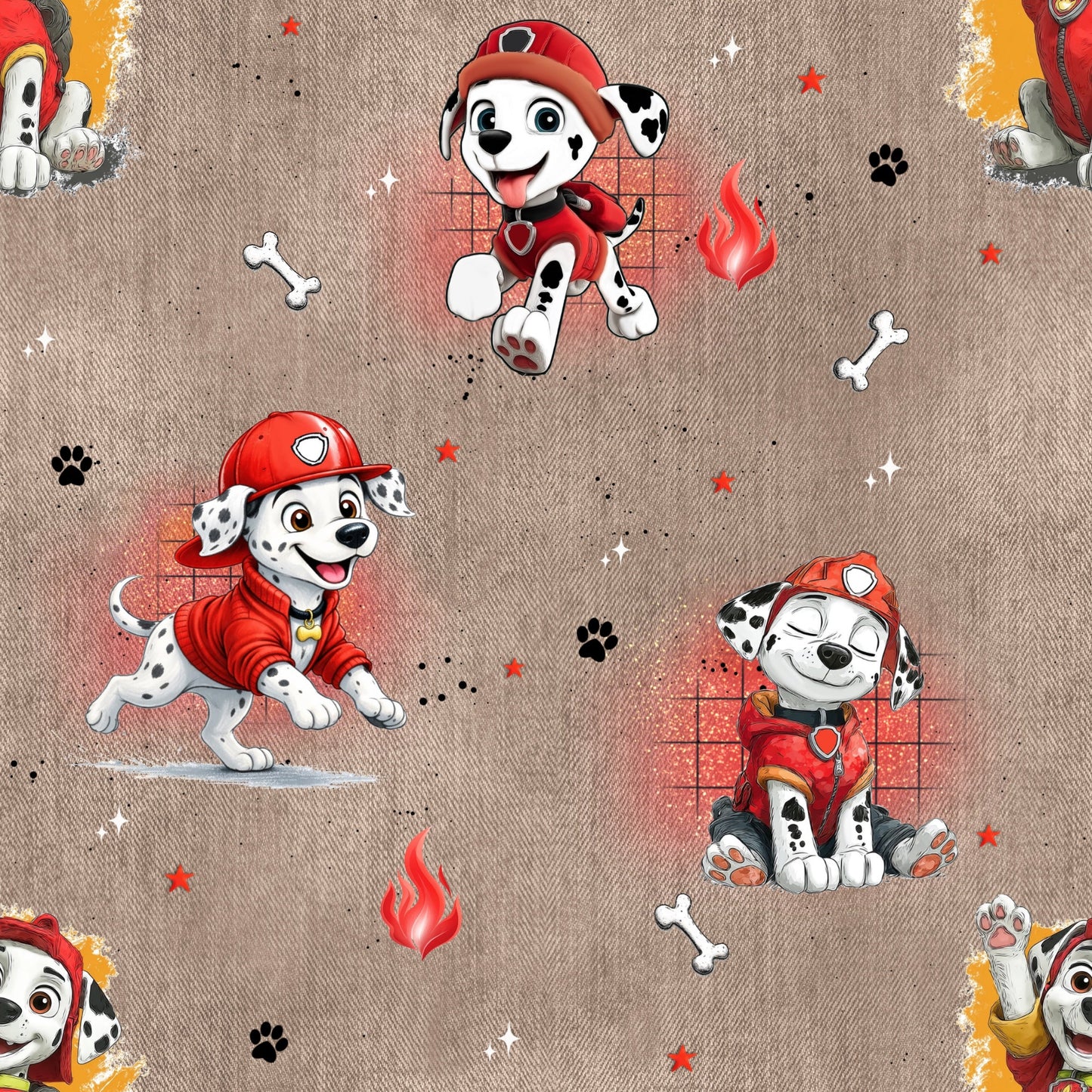 Stoff VB little Fire Dogs