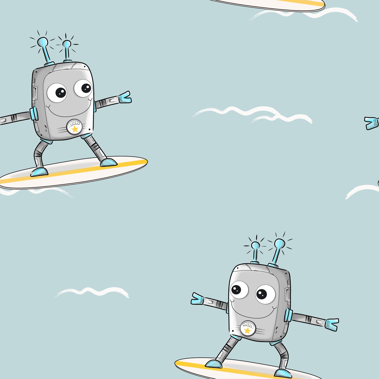 Stoff VB Skater Robot