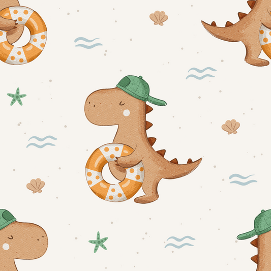 Stoff VB Water Dino
