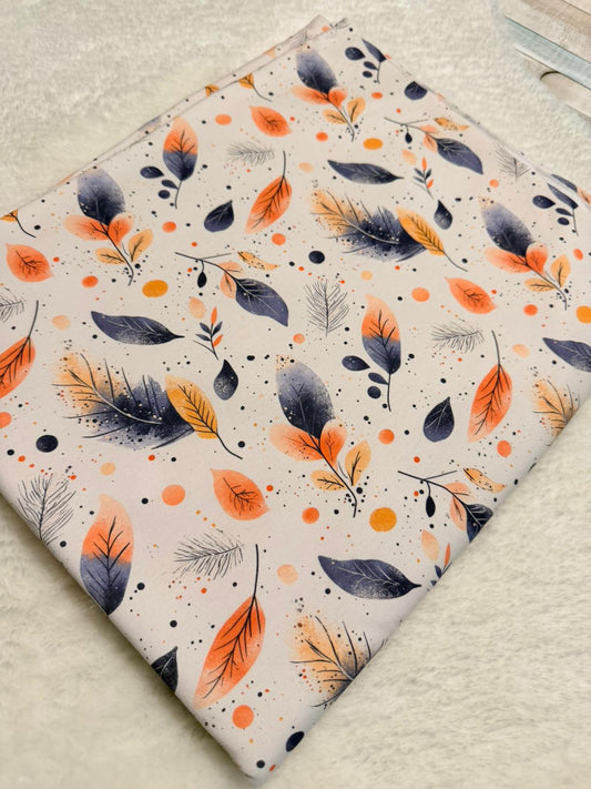 Rest Stoff Sweat VB Winter Flora 90 cm