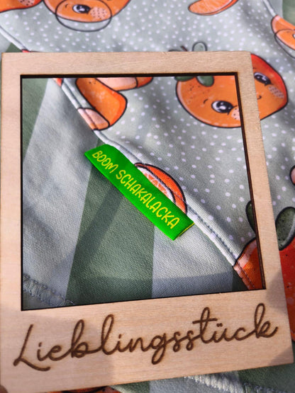 XXL Weblabel BOOM Schakalacka Grün