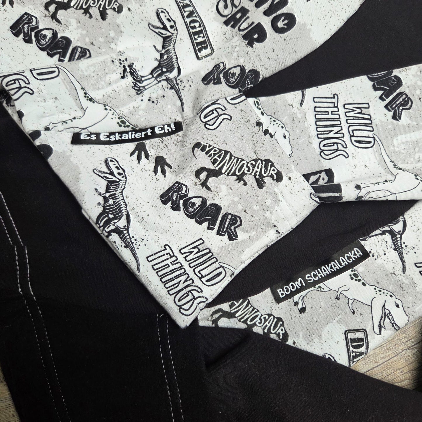 XXL Weblabel BOOM Schakalacka Schwarz