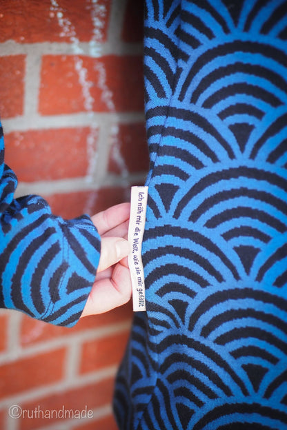 XXL Weblabel Ich näh mir die Welt...