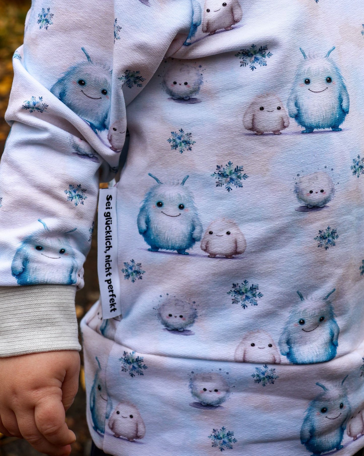 XXL Weblabel Sei glücklich, nicht perfekt