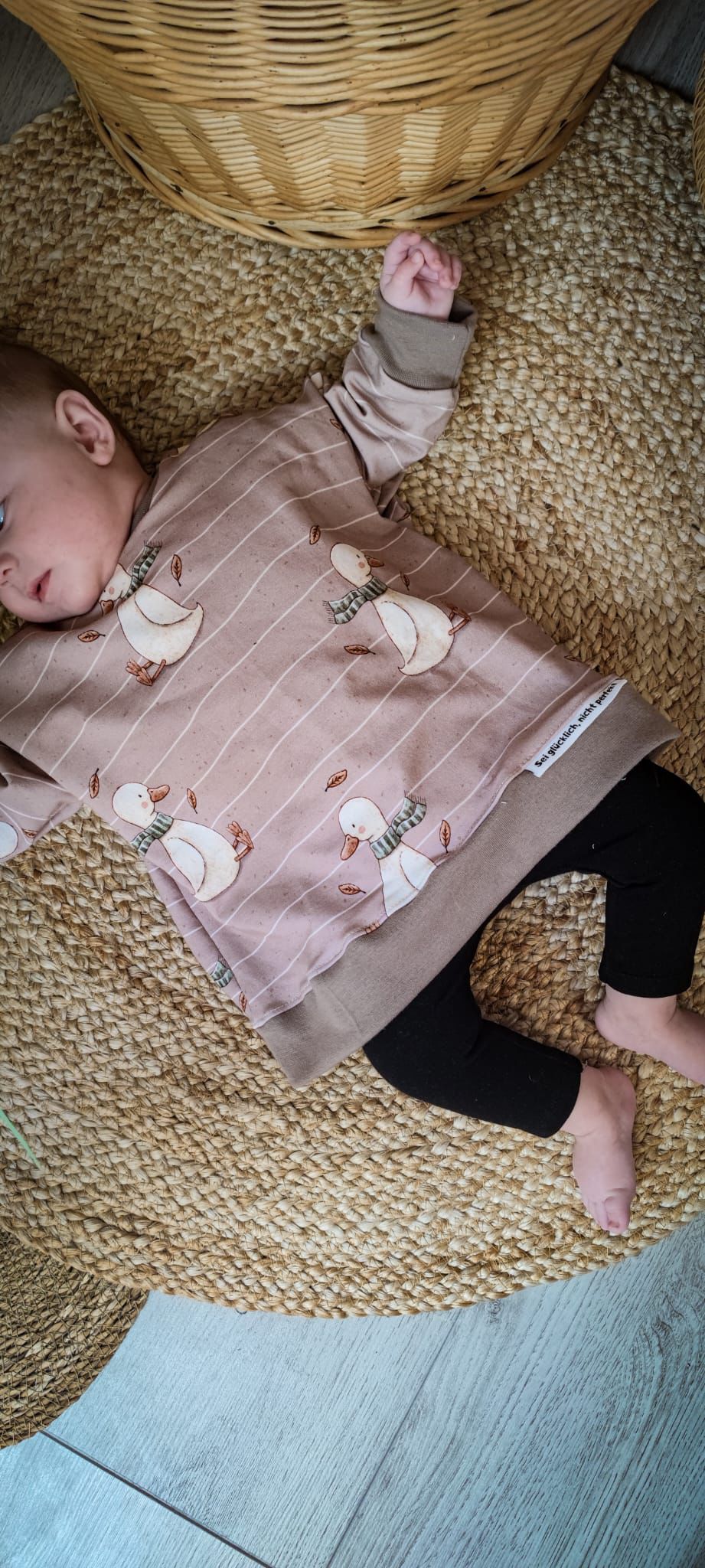 XXL Weblabel Sei glücklich, nicht perfekt