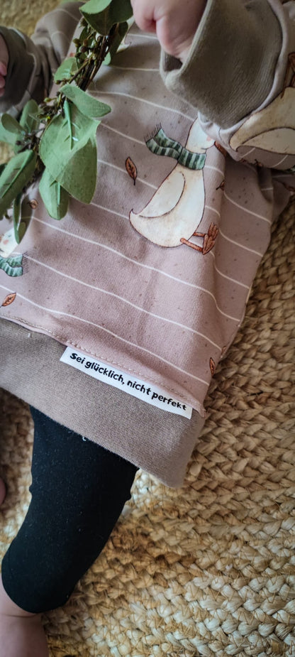 XXL Weblabel Sei glücklich, nicht perfekt